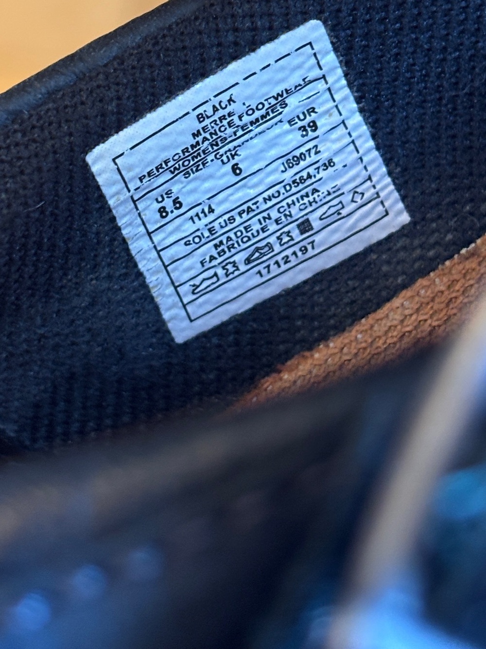 EUC Vintage Merrell Dassie MJ Black Leather Mary Jane Comfort Shoe | Women’s 8.5 - Picture 14 of 16
